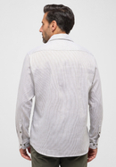 MODERN FIT Shirt in khaki striped