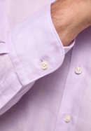 COMFORT FIT Linen Shirt in lavendel vlakte