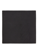 Pocket square in black structured