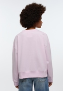 Knitted jumper in rose plain