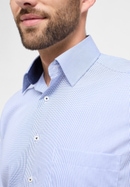 COMFORT FIT Overhemd in hemelsblauw geruit