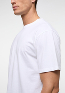 Shirt in weiß unifarben