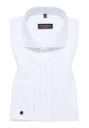 MODERN FIT Overhemd in wit gestructureerd