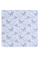 Pocket square in blue patterned