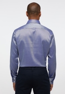 MODERN FIT Performance Shirt blanc/bleu marine structuré