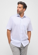 COMFORT FIT Hemd in beige bedruckt