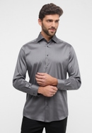 MODERN FIT Performance Shirt in silver plain
