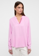 Viscose Shirt Bluse in lavender unifarben