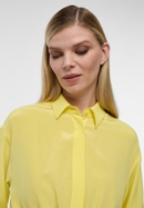 overhemdblouse in geel vlakte