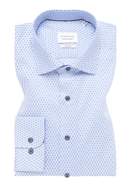 SLIM FIT Shirt in light blue printed