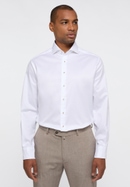 MODERN FIT Soft Luxury Shirt blanc cassé uni