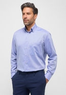 COMFORT FIT Shirt in royal blue plain