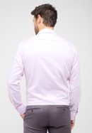 MODERN FIT Hemd in rosa strukturiert