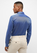 SUPER SLIM Performance Shirt in blue structured