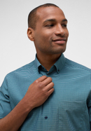 MODERN FIT Shirt in emerald checkered