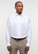 COMFORT FIT Shirt in white structured