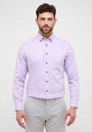 MODERN FIT Overhemd in lavendel vlakte