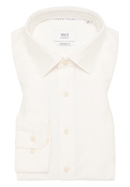 COMFORT FIT Linen Shirt in champagnekleurig vlakte