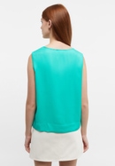 Viscose Shirt Blouse in emerald plain