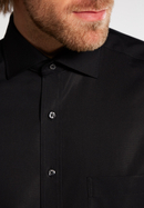 COMFORT FIT Original Shirt in schwarz unifarben