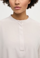blouseshirt in taupe vlakte