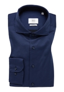 SLIM FIT Soft Luxury Shirt Bleu marine uni