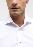 SLIM FIT Luxury Shirt in wit vlakte