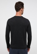 Knitted jumper in graphite plain