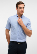 ETERNA textured short-sleeved shirt MODERN FIT