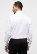 COMFORT FIT Luxury Shirt in wit vlakte