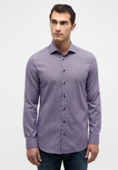 SLIM FIT Shirt in violet structured