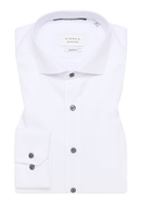 MODERN FIT Cover Shirt in weiß unifarben