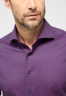 MODERN FIT Soft Luxury Shirt in burgunder unifarben