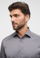 MODERN FIT Cover Shirt in grau unifarben