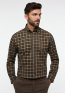 MODERN FIT Shirt in black checkered