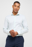 SLIM FIT Shirt in mint striped