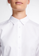 Bluse in weiß strukturiert