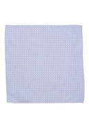 Pocket square in blue checkered