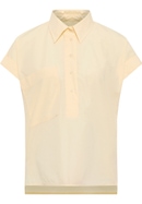shirt-blouse in yellow plain