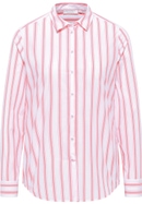 shirt-blouse in coral striped