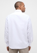 COMFORT FIT Linen Shirt in white plain
