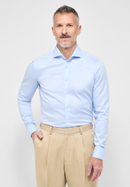 SUPER SLIM Luxury Shirt in lyseblå vlakte