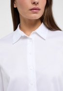 Soft Luxury Shirt Bluse in off-white unifarben
