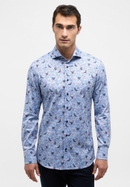 SLIM FIT Shirt in blue printed