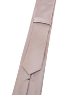 Tie in taupe plain