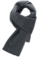 Scarf in anthracite patterned