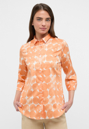 shirt-blouse in mandarin printed