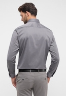 MODERN FIT Cover Shirt in grey plain