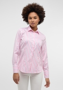 shirt-blouse in red striped