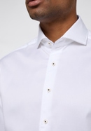 MODERN FIT Soft Luxury Shirt in off-white plain